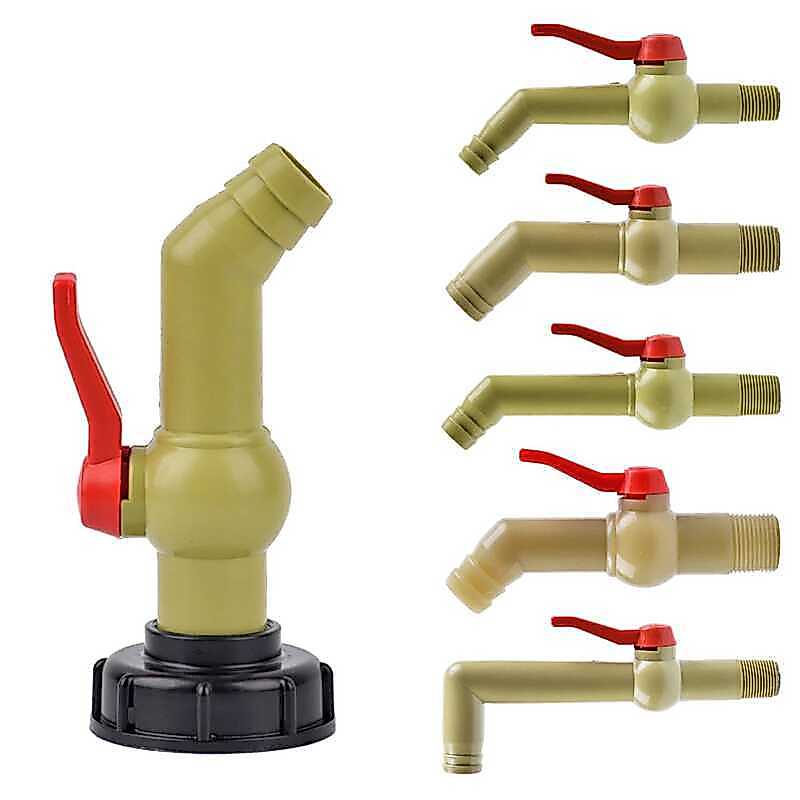 E17d Garden Faucet Filter Press S60x6 Ibc Water Box Adapter Lengthen Connector Valve Sturdy Pla