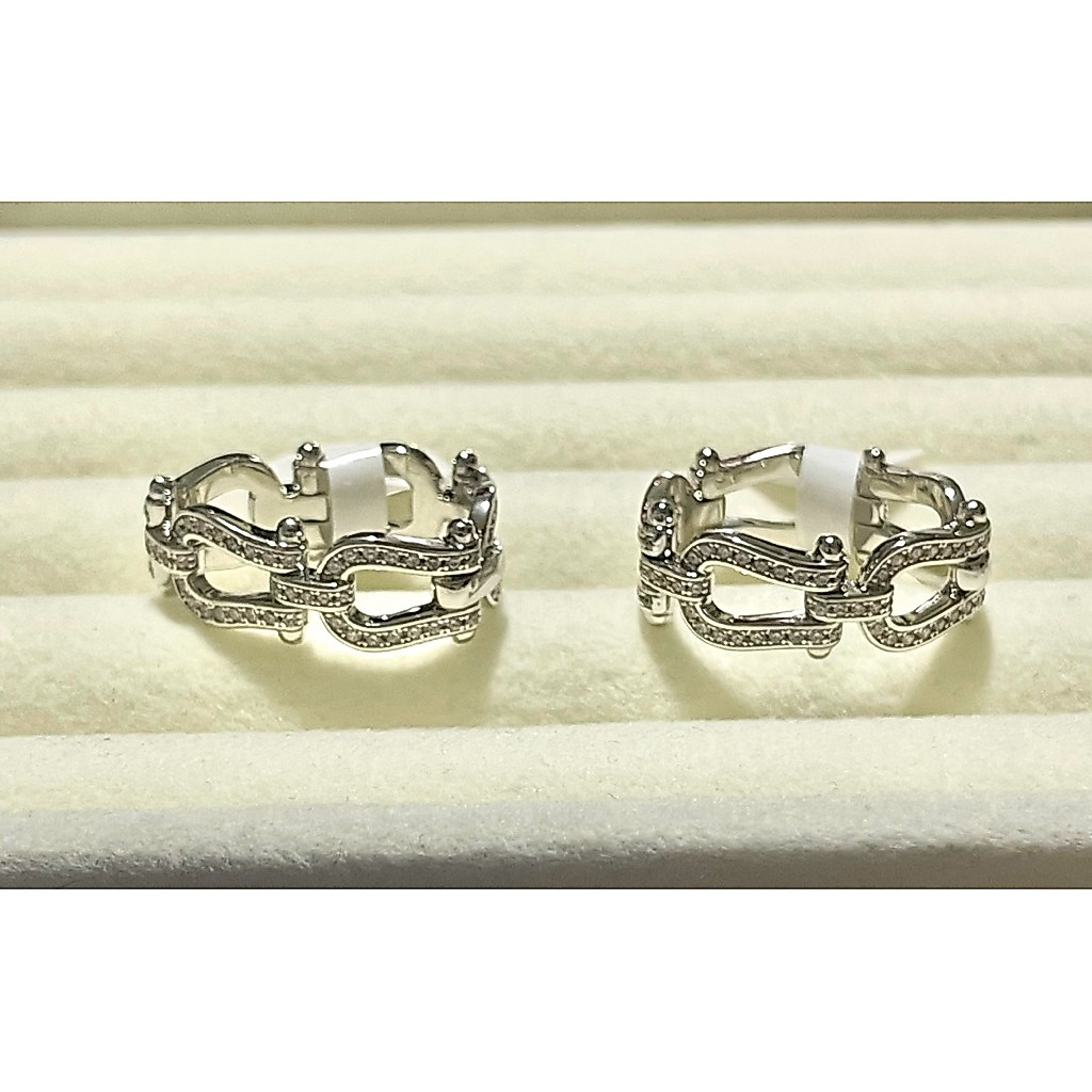 Diamond Link Ring | Platinum Setting product photo 1