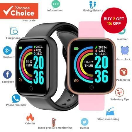 New Smart Watch Y68 D20 D28 with Fitness Monitor Men Women  Blood Pressure Monitor for xiaomi
