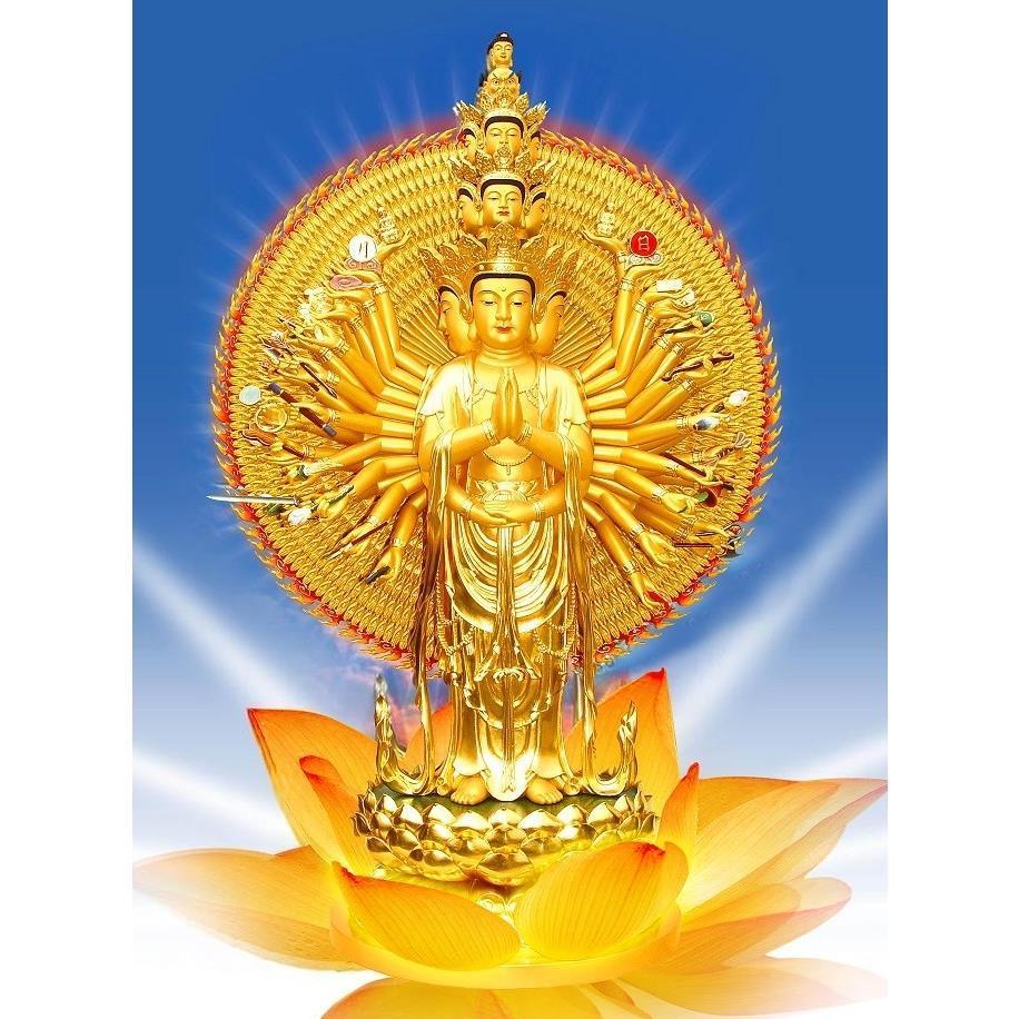 Bonding Buddhism Portrait Thousand-Handed Guanyin Portrait Portrait Buddha Thousand-Handed260613