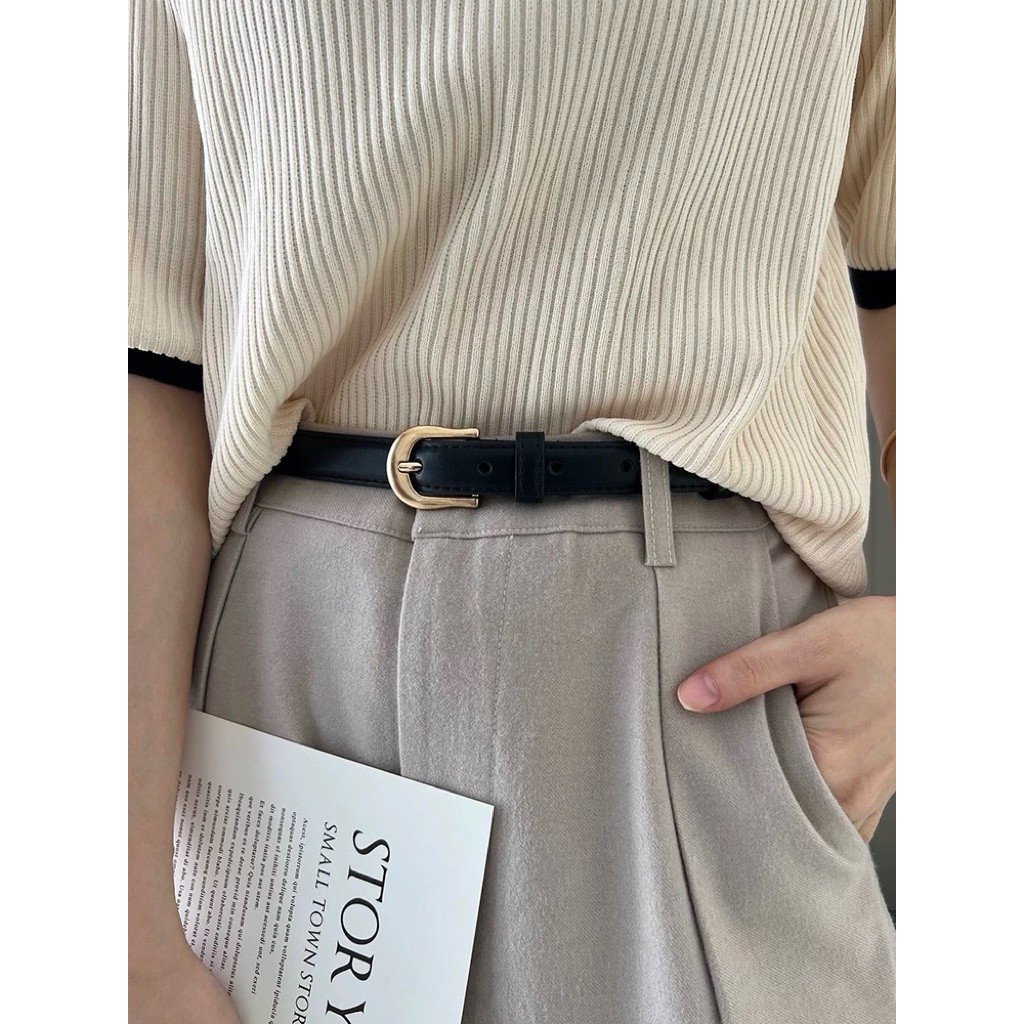 Women's PU Leather Belt with Keychain World Wholesale Accessories JK(2pu) - Image 2