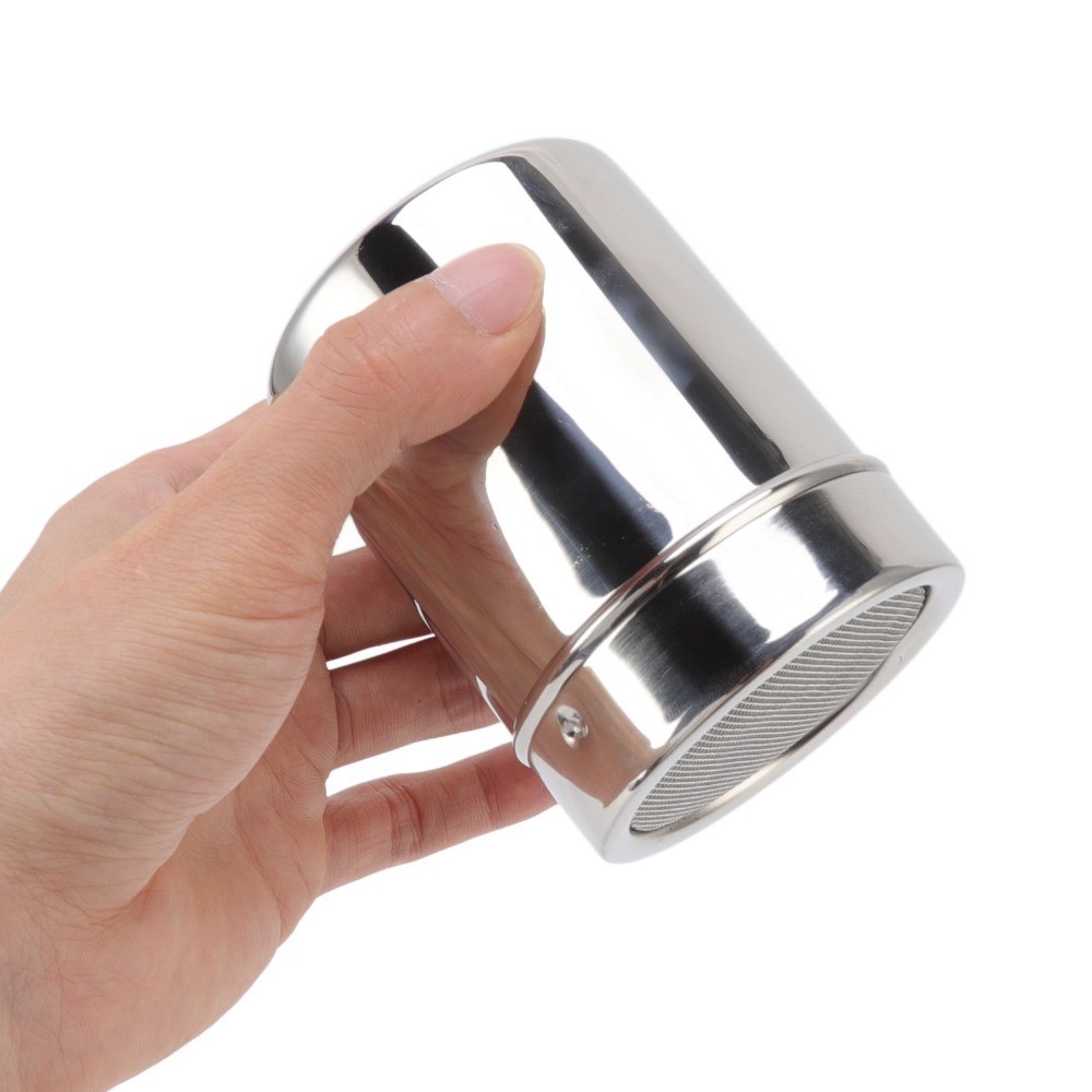 ADDOM Powder Sugar Shaker, Stainless Steel Rustproof Flour Sifter Shaker, Durable Widely Used With Lid Fine Mesh Seasoning Shaker Dredge For Baking - Image 2