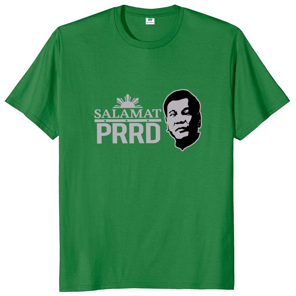Salamat PRRD T Shirt Rodrigo Duterte President Fans Tshirts Tribute Philippine President Classic Uni — view 3