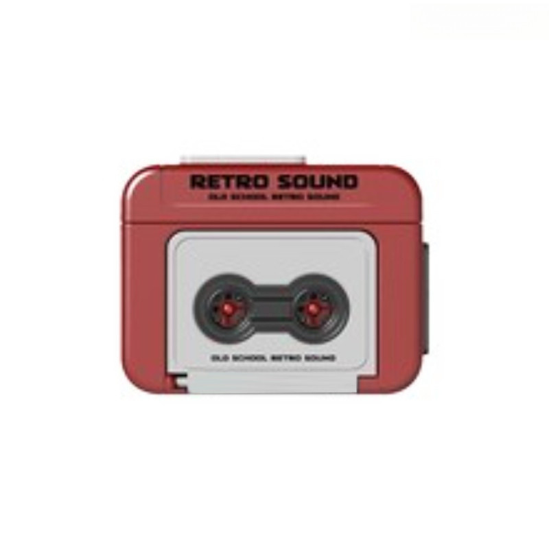 Retro Mini Tape Recorder Keychain Fun Singing Music Playing Keychain Bag Pendant Decoration Couple Friend Keychain Radio New Year gift Birthday Present Confession Gift - Image 4