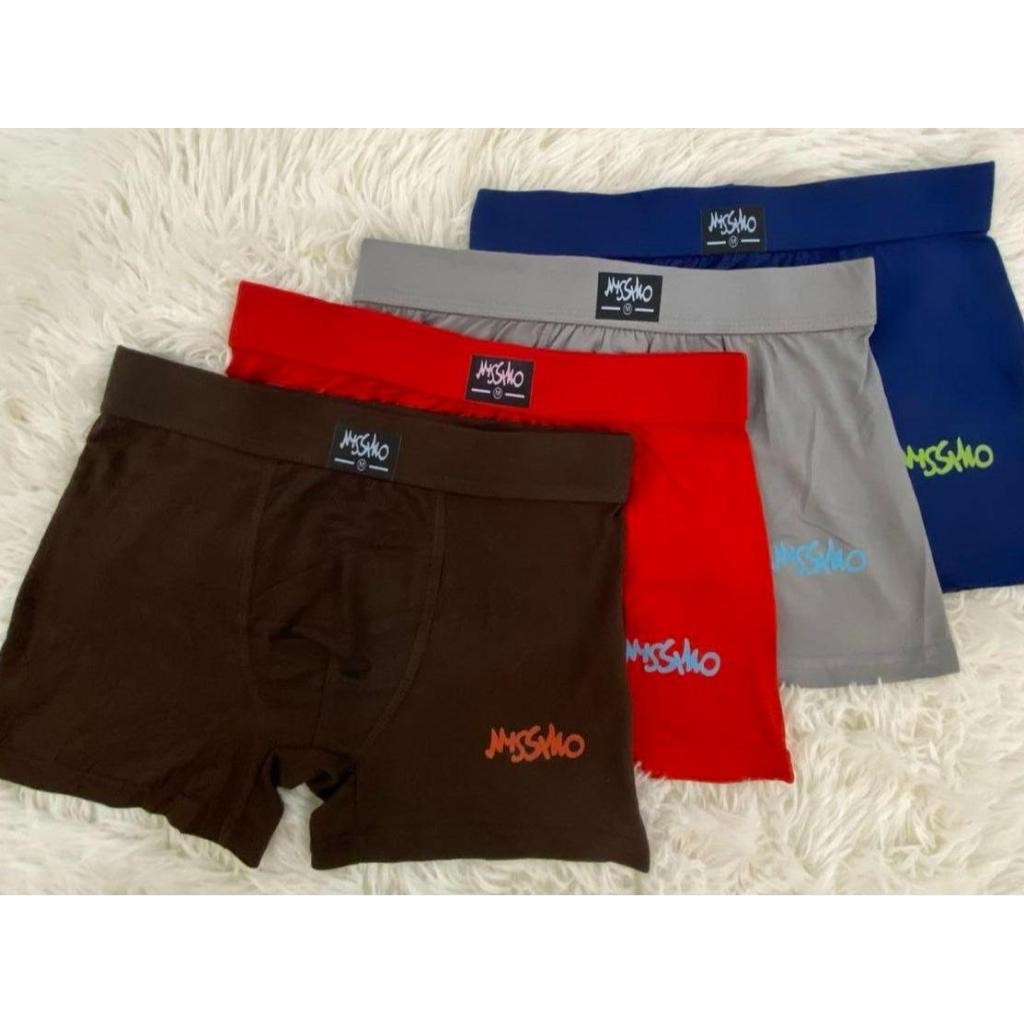 6PCS RANDOM CA BOXER BRIEF HIGH QUALITY PLAIN COTTON | BREATHABLE MENSWEAR COMFORTABLE UNDERWEAR - Image 2