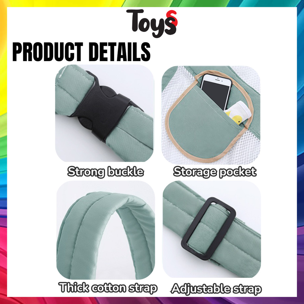 Toyss Ergonomic Baby Carrier Dukung Pendukung Baby Baby Carrier Toddler Carrier Gendong Baby Baba Sling Baby Carrier — view 5