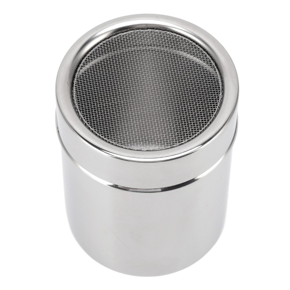 ADDOM Powder Sugar Shaker, Stainless Steel Rustproof Flour Sifter Shaker, Durable Widely Used With Lid Fine Mesh Seasoning Shaker Dredge For Baking - Image 5