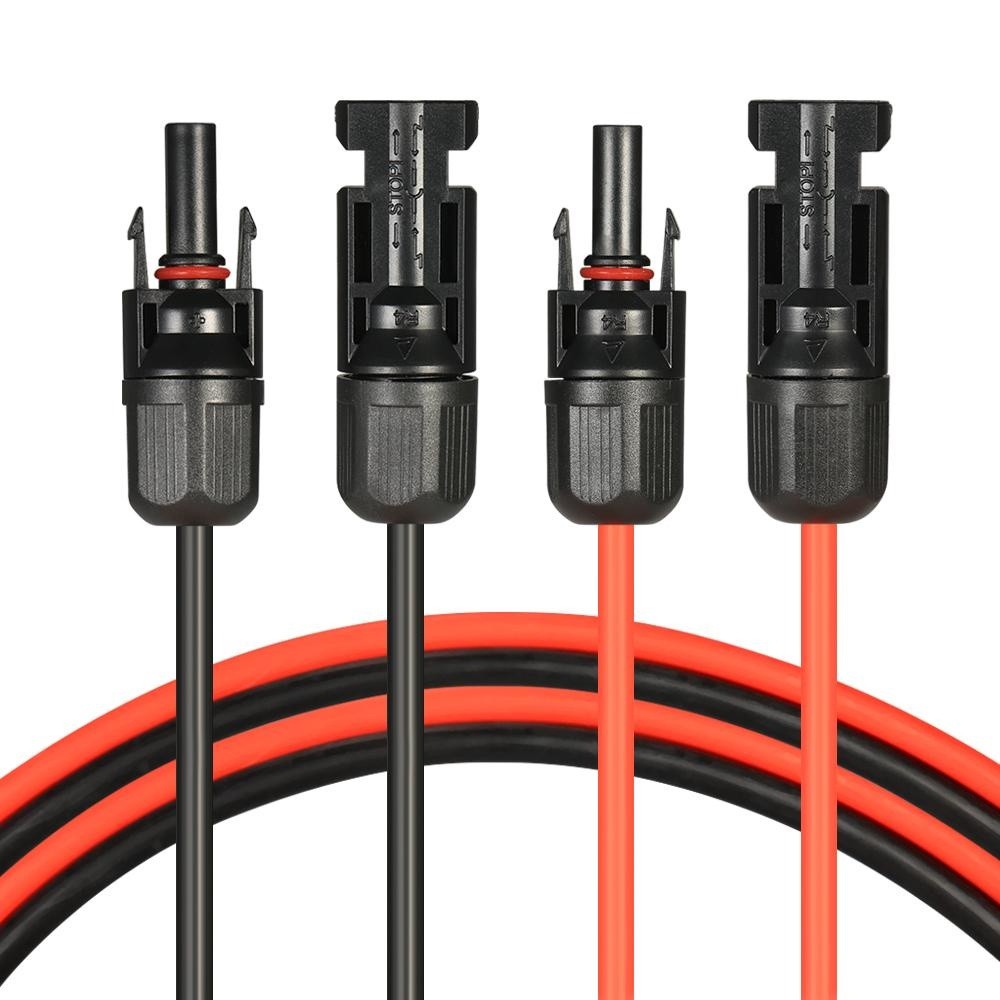 10/20/30 Feet 12AWG Solar Panel Extension Cable Wire with MC4 Female and Male Connector UN — view 3