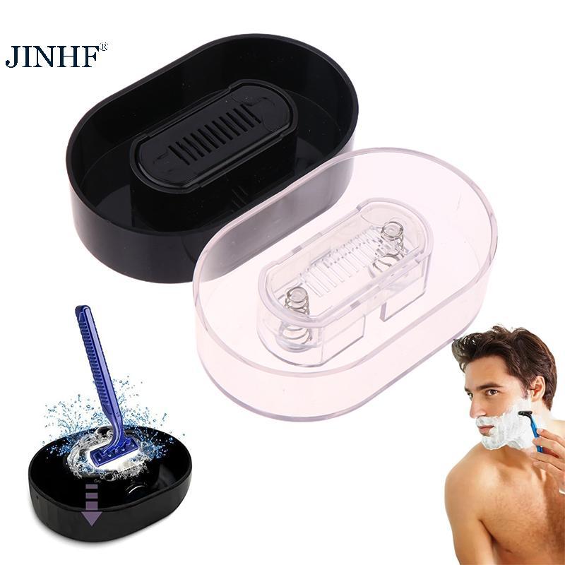 Rinser Cleaner for Head Shaving Razors Efficient Water Saving Plastic Rack