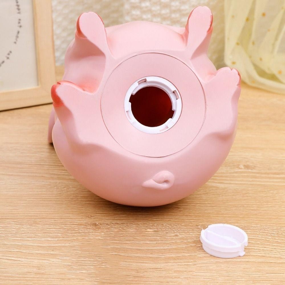 AXIWE Pig Piggy Bank, Savings Tank Large Capacity Animal Saving Box, Desktop Ornaments Decorative Openable Cartoon Zodiac Pig Ornaments Home Decor - Image 5