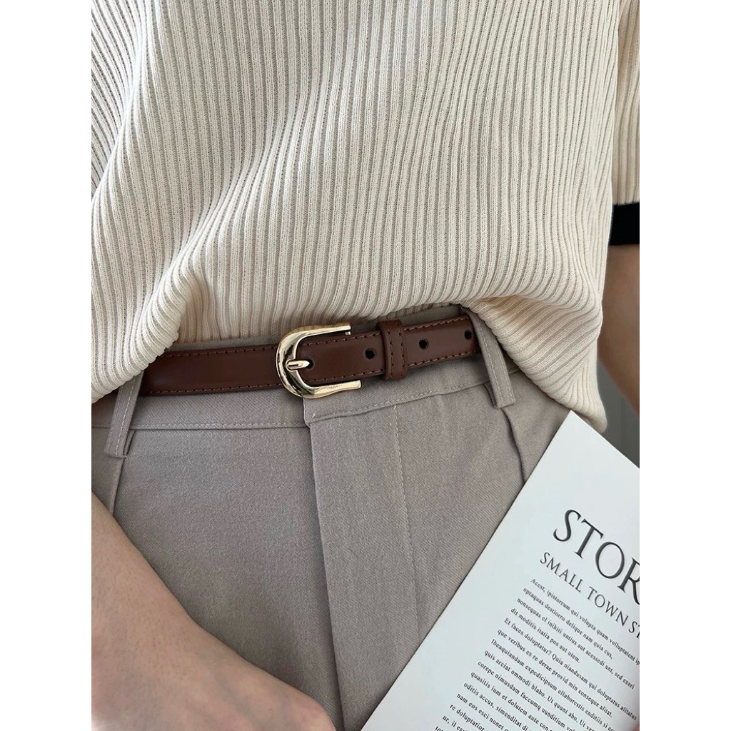 Women's PU Leather Belt with Keychain World Wholesale Accessories JK(2pu) - Image 5
