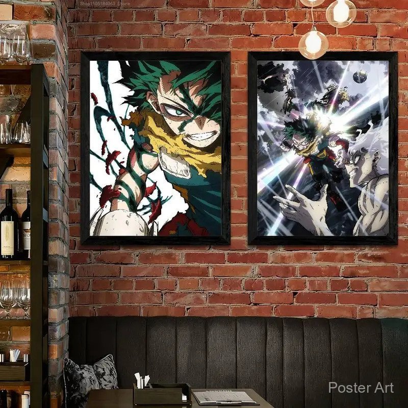 M-My H-Hero A-Academia 8 Poster Multi-Purpose Wall Art for Living Room Bedroom Office Hallway Bar Home Decor Gift - Image 5