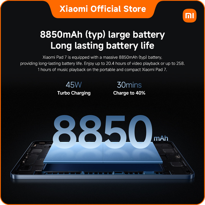 Xiaomi Pad 7 8+128/8+256/12+256 Global Version With 1-year Warranty - Image 6