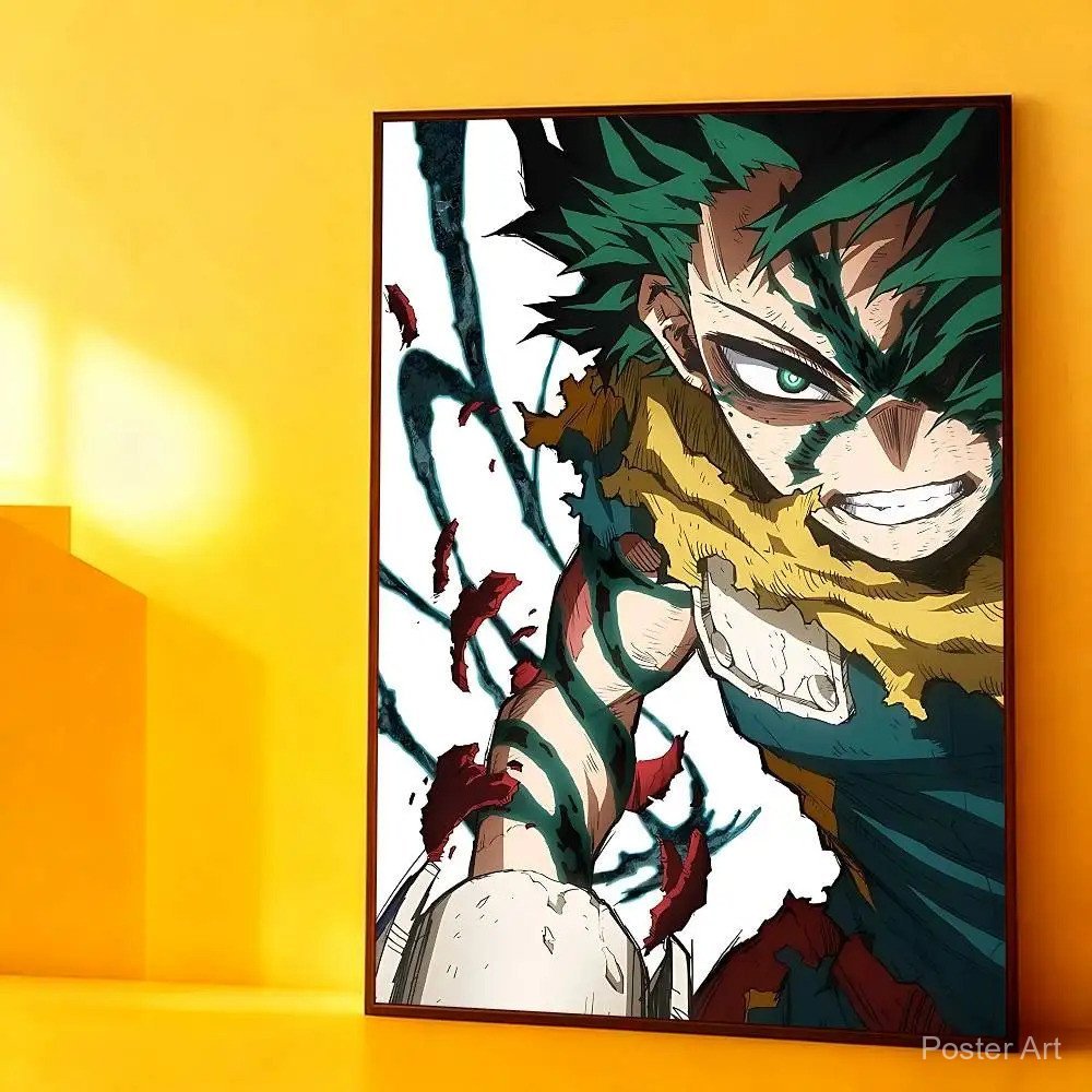 M-My H-Hero A-Academia 8 Poster Multi-Purpose Wall Art for Living Room Bedroom Office Hallway Bar Home Decor Gift - Image 3