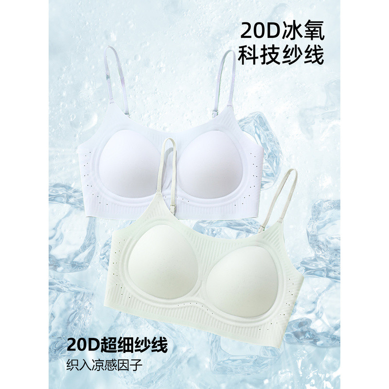 Ancient and modern style girls' underwear, form-fitting vests for middle and high school students during their growth period, no underwire bras for teenage girls - Image 2