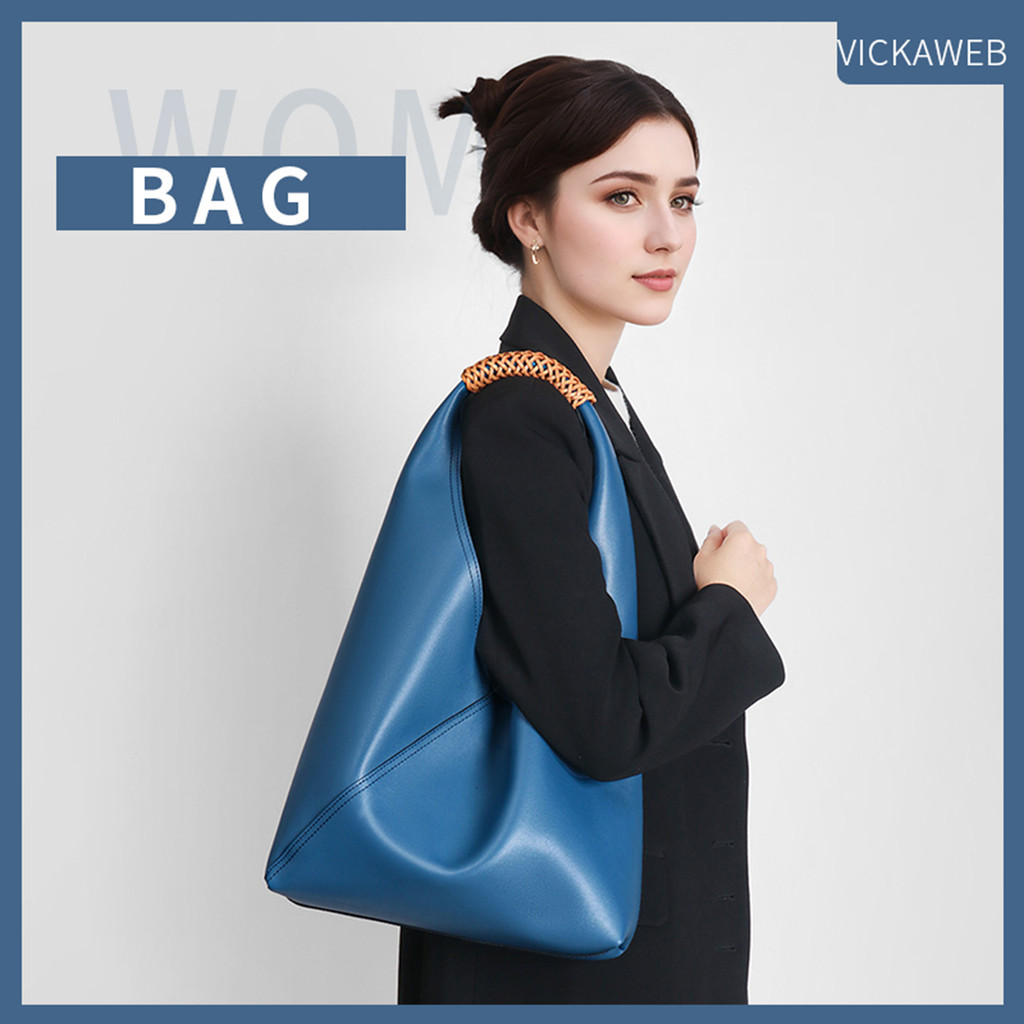 Women Shoulder Bags 100% Genuine Leather Bucket Female Fashion Solid Designer Shopper Tote Handb 7CX - Image 4