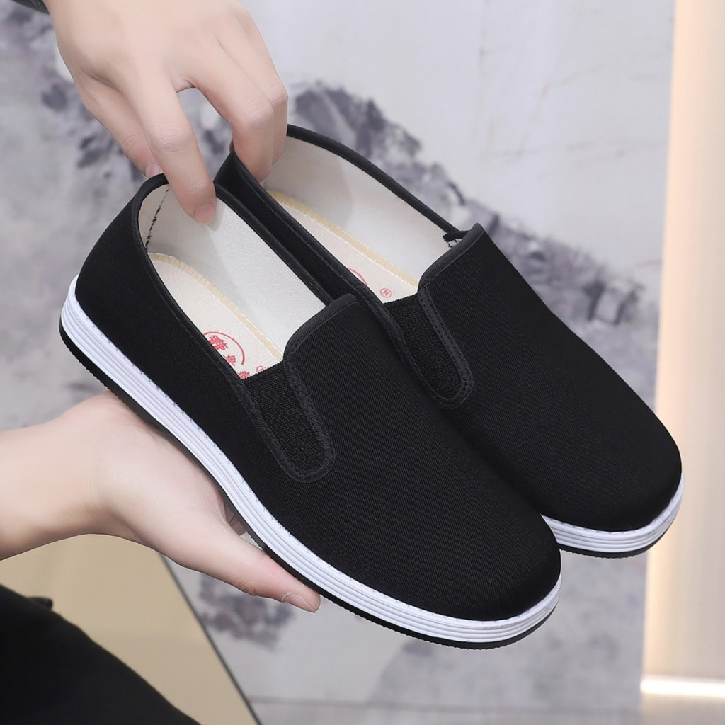 Lutai Old Beijing Cloth Shoes Work Shoes Men's Slip-On Men's Shoes Melaleuca Sole Cloth Shoes Men's Cloth Shoes Casual Old Cloth Shoes20251016 - Image 5