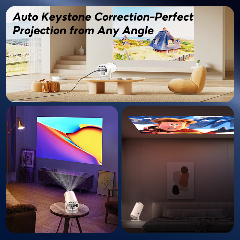 MODOFO Projector HY300 Android 11/13 4k Projectors Portable Mini Projector HD WIFI With bluetooth - Image 3