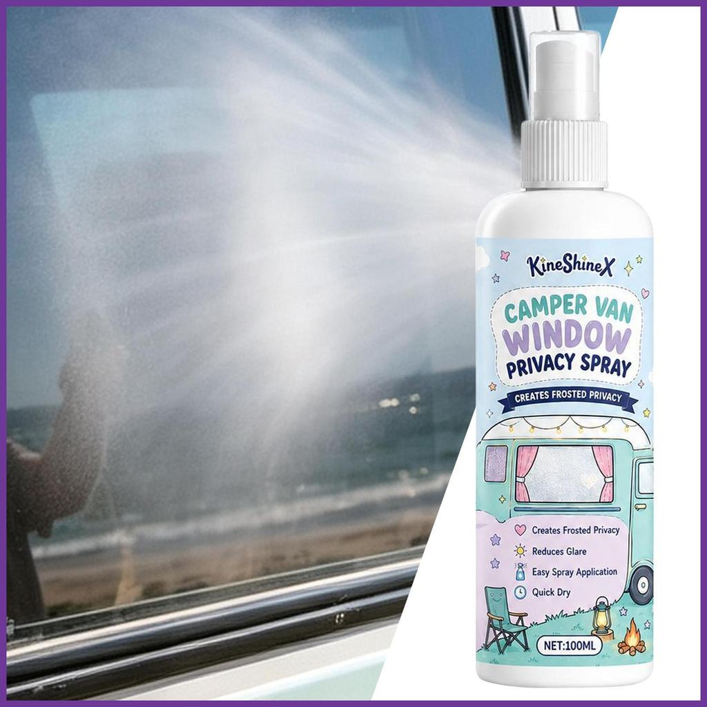 Frosted Spray Paint for Glass 100ml Anti-Glare Quick Dry Coating Window Privacy Shield Spray for RV Boat Home lofuth - Image 3