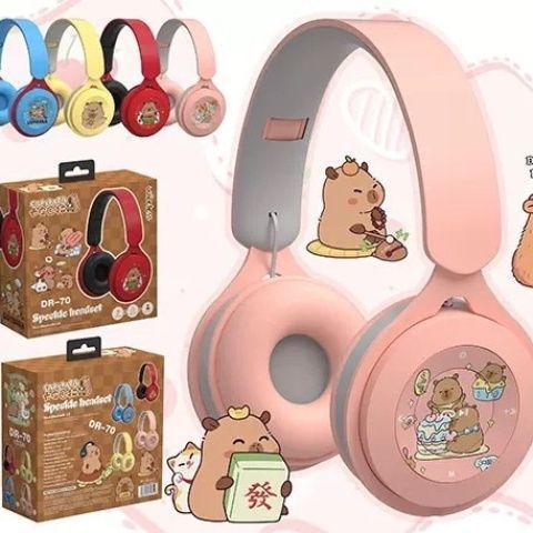 ks0722.ph Kapibara Headset Headset Bluetooth Wireless Headset Learning Laptop Noise Cancelling Microphone Long Battery Life 0904yYiUCNBB4 - Image 2