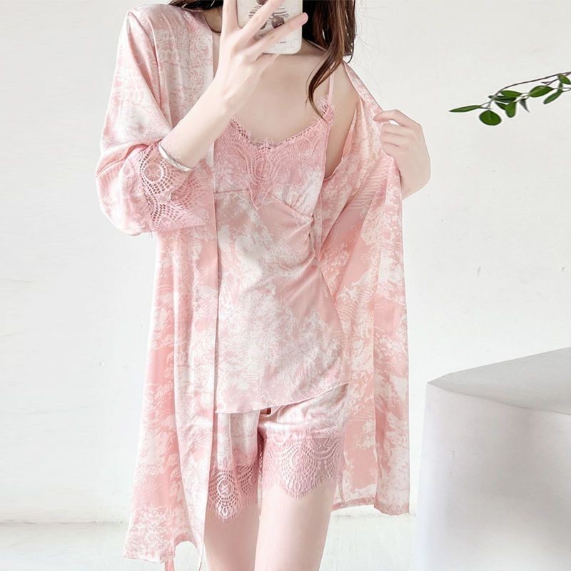ks1473.ph Suspender pajamas for women in summer thin ice with chest pad three sets of nightgowns ne 0702Km1LrZOgC - Image 5