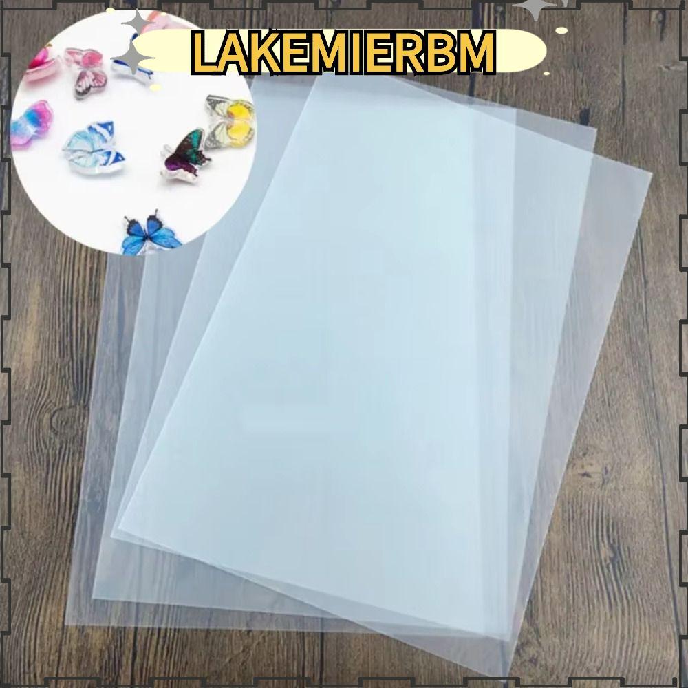 LAKAMIERBM 0Pcs Shrink Plastic Sheets, DIY Translucent Thermal Shrink Film, Frosted Shrink Art Film Paper for Handmade Supplies Making Party Deco