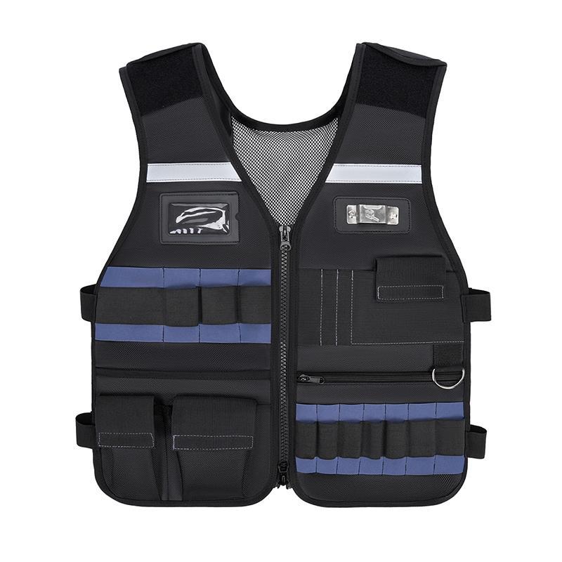 Emergency Reflective Clothes Work Vest Multifunctional Construction Site Tool Vest Mesh Electrician Construction Safety Vest - Image 5