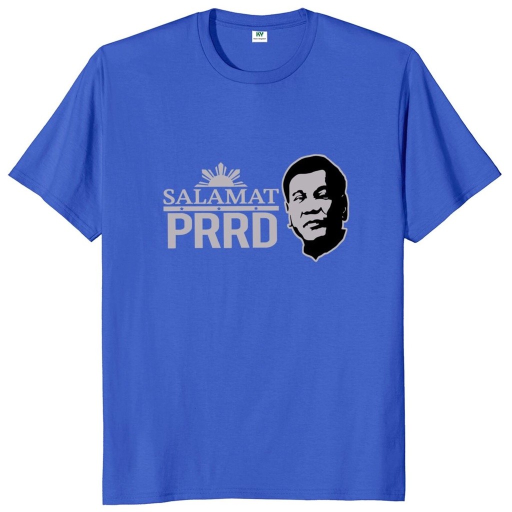 Salamat PRRD T Shirt Rodrigo Duterte President Fans Tshirts Tribute Philippine President Classic Uni — view 2