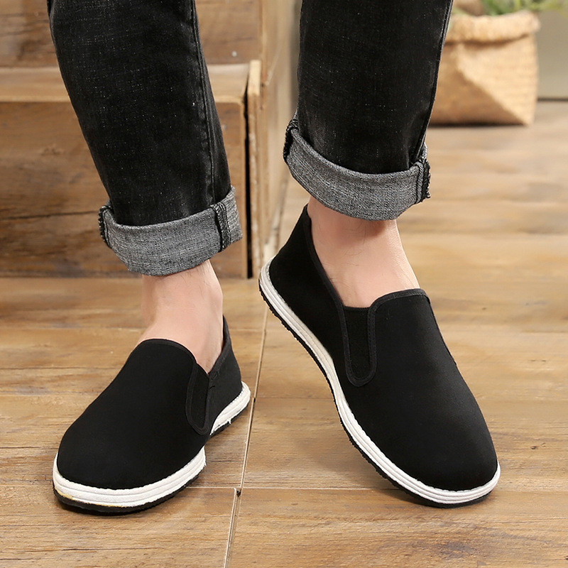 Lutai Old Beijing Cloth Shoes Work Shoes Men's Slip-On Men's Shoes Melaleuca Sole Cloth Shoes Men's Cloth Shoes Casual Old Cloth Shoes20251016 - Image 4