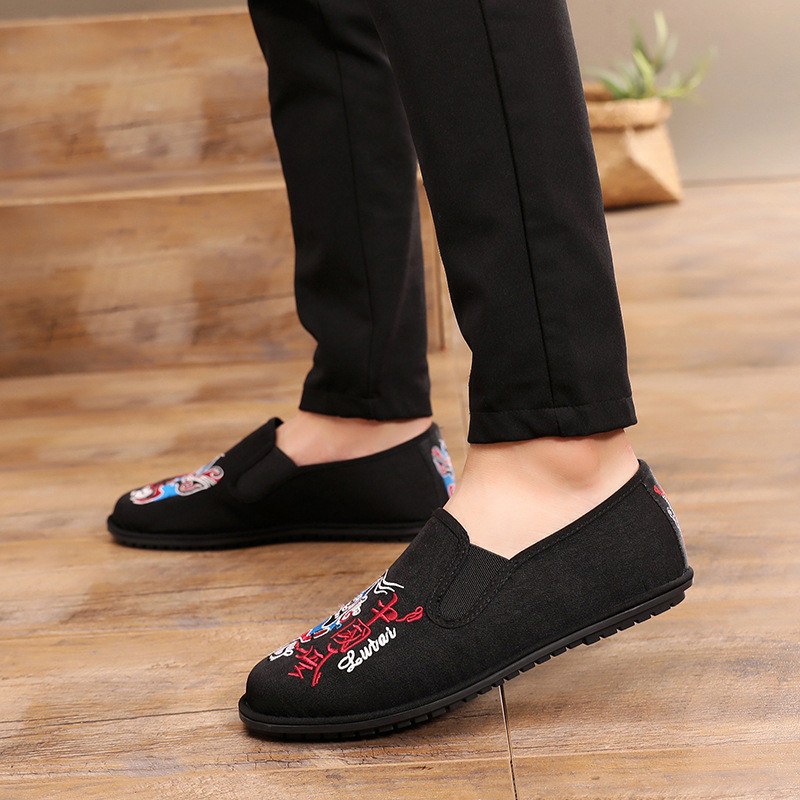 Lutai Old Beijing Cloth Shoes Work Shoes Men's Slip-On Men's Shoes Melaleuca Sole Cloth Shoes Men's Cloth Shoes Casual Old Cloth Shoes20251016 - Image 2