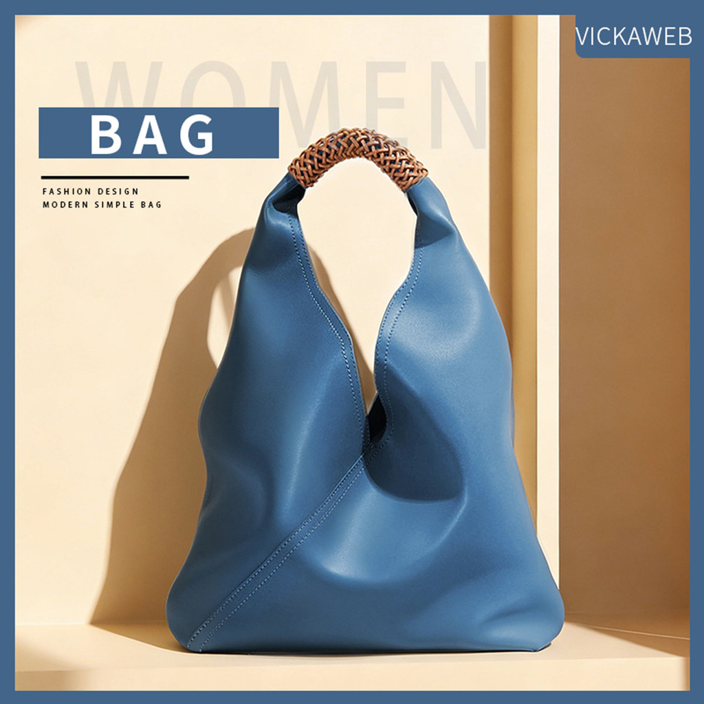 Women Shoulder Bags 100% Genuine Leather Bucket Female Fashion Solid Designer Shopper Tote Handb 7CX