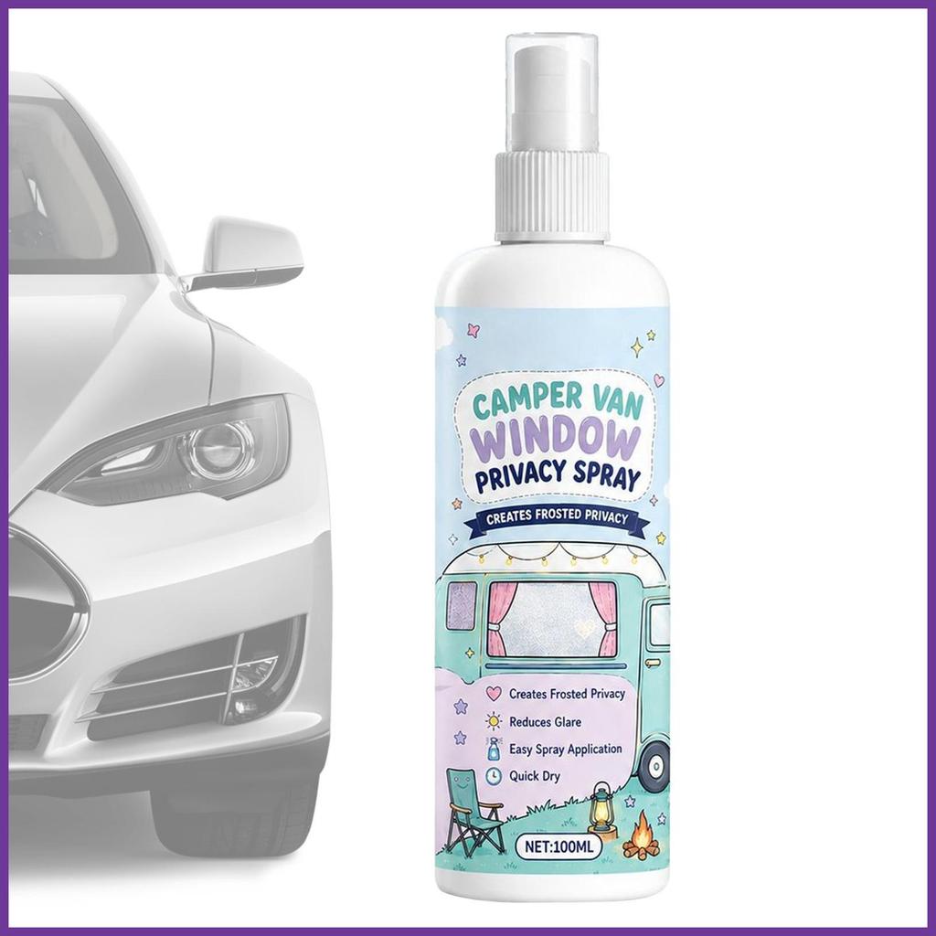 Frosted Spray Paint for Glass 100ml Anti-Glare Quick Dry Coating Window Privacy Shield Spray for RV Boat Home lofuth - Image 4