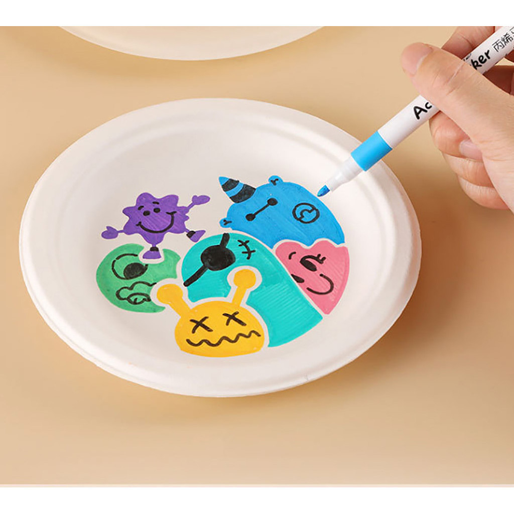 12/24/36/48/60/80 Colors Acrylic Marker Pen Set Color Marker Set Colored Pen color pen Coloring set — view 7