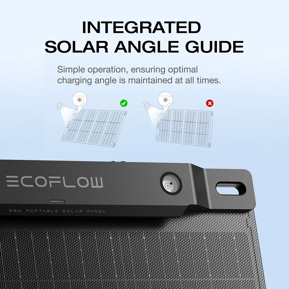 ECOFLOW Solar Panels 28W/45W/60W Photovoltaic Panels, Suitable For Outdoor Camping - Image 6
