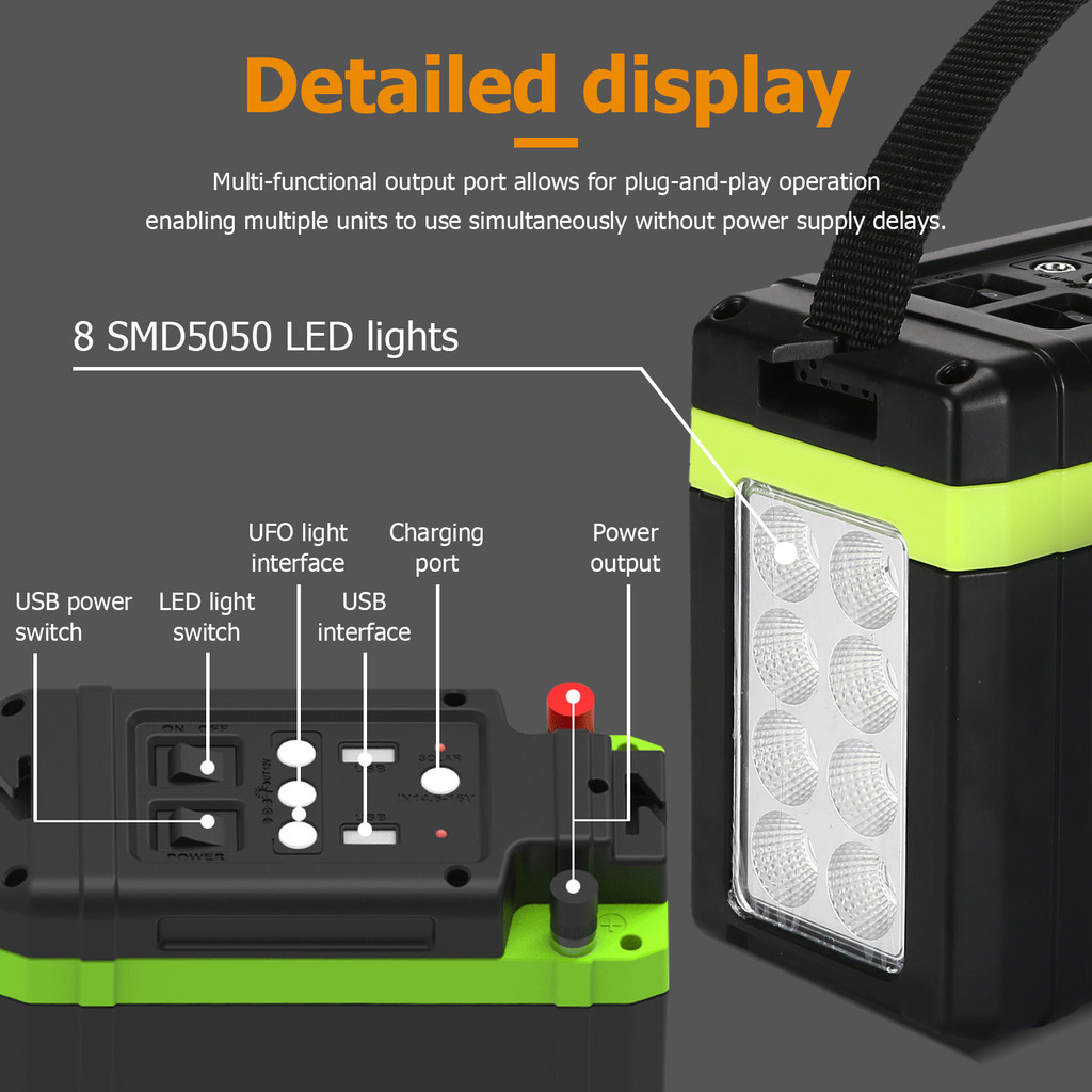 UNI Home & Outdoor Power Station: Silent Backup Power Supply, Safe Lead-Acid Energy Storage System — view 4