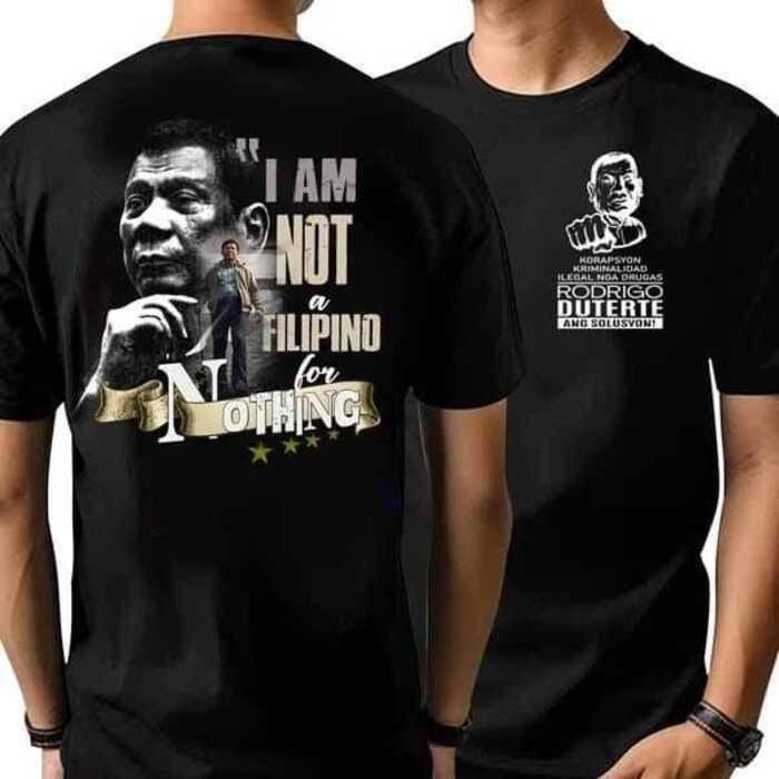 "I AM NOT A FILPINO FOR NOTHIG" |FPRRD" 100% cotton Oversized T Shirt For For Men&Women - Image 4