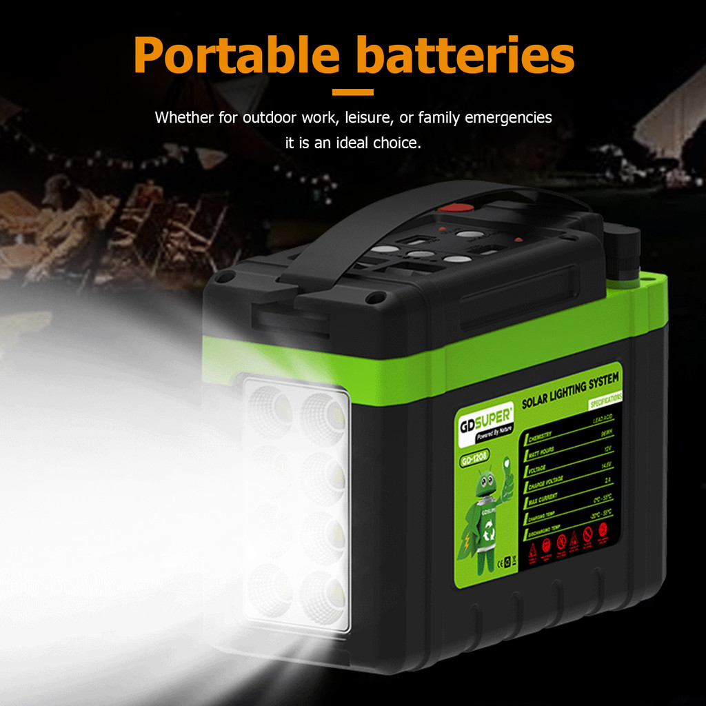 UNI Home & Outdoor Power Station: Silent Backup Power Supply, Safe Lead-Acid Energy Storage System — view 2