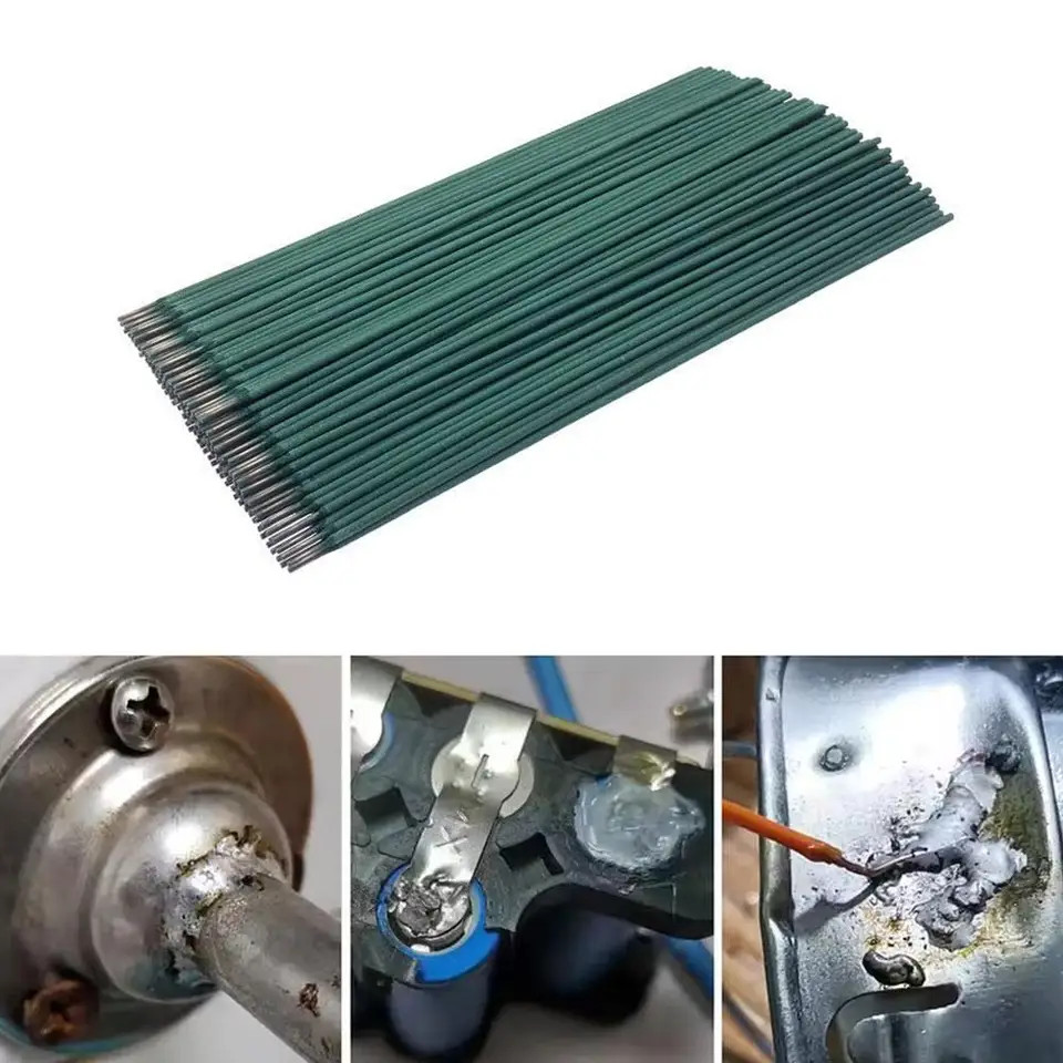 E6013 J422 Green Thin Welding Rod 2.0mm Electrodes AC DC for Galvanized Pipe Iron Angle Welding Rod — view 7
