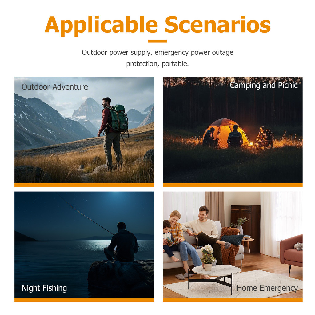 UNI Home & Outdoor Power Station: Silent Backup Power Supply, Safe Lead-Acid Energy Storage System — view 5