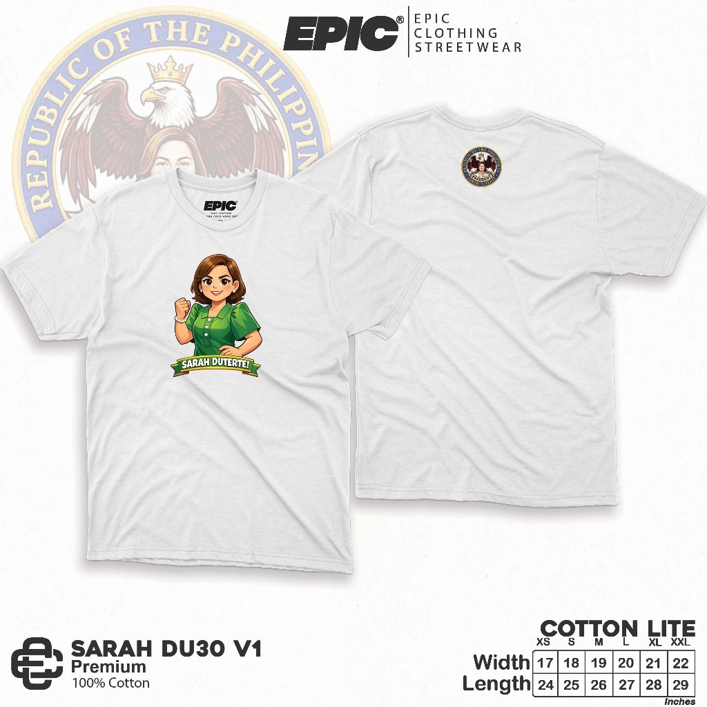 Sarah Du30 SHIRT - Wear your Pride - Epic Clothing Streetwear - Unisex - Cotton S2 — view 5