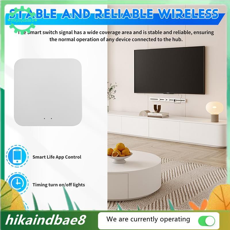 [hIkAi] For Tuya Zigbee Hub Wireless Multi Mode Gateway for Smart Home for ZigBee Devices Via Smart Life Tuya Smart Home — view 4