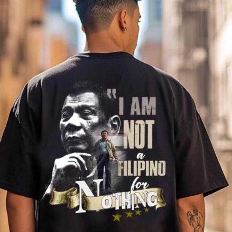 "I AM NOT A FILPINO FOR NOTHIG" |FPRRD" 100% cotton Oversized T Shirt For For Men&Women