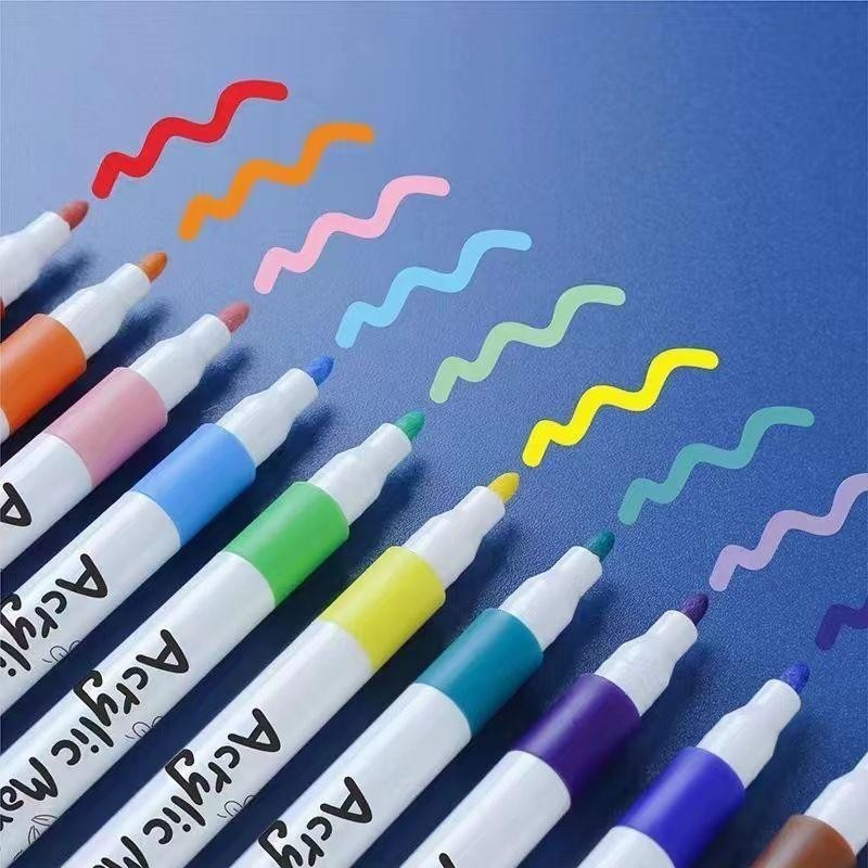 12/24/36/48/60/80 Colors Acrylic Marker Pen Set Color Marker Set Colored Pen color pen Coloring set — view 6