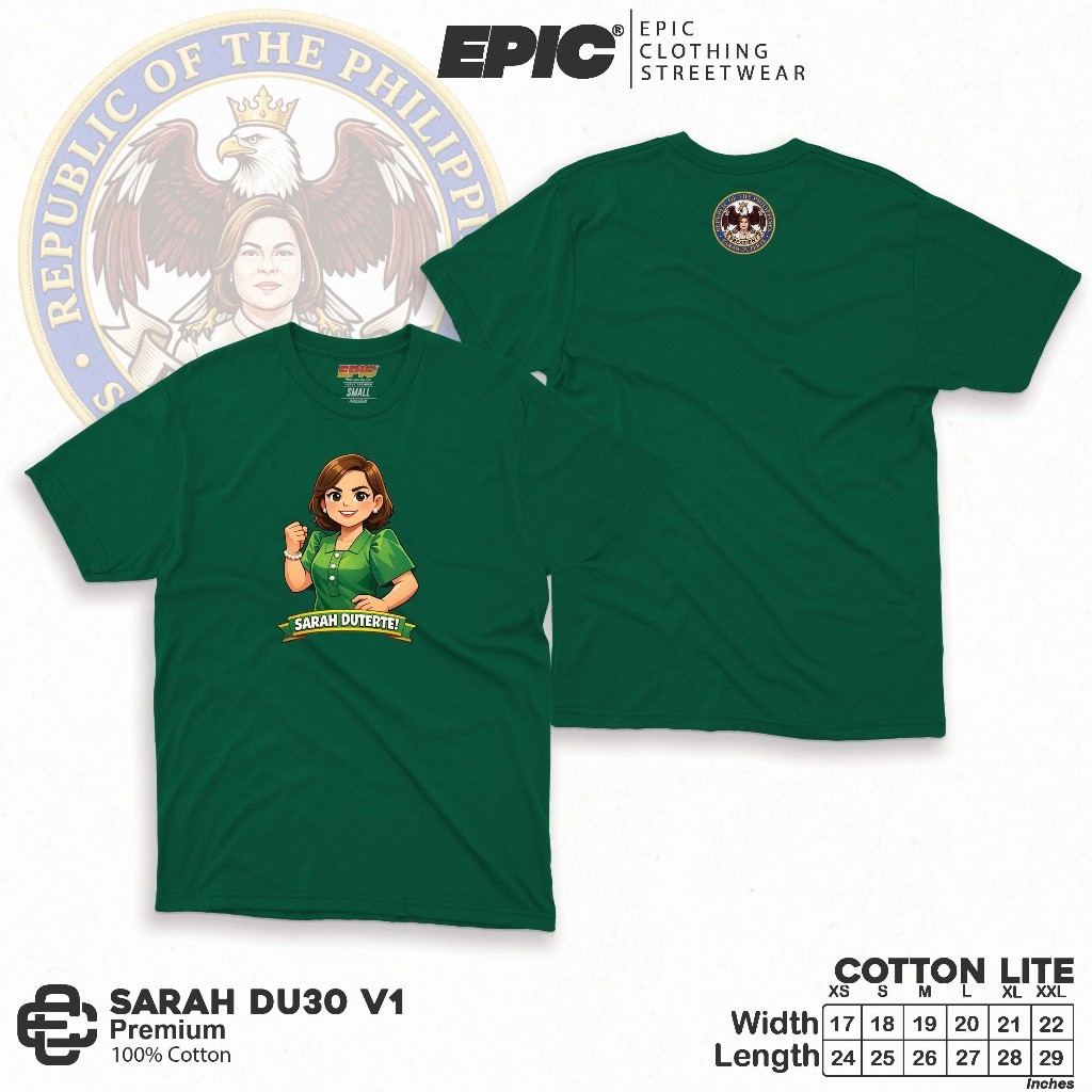 Sarah Du30 SHIRT - Wear your Pride - Epic Clothing Streetwear - Unisex - Cotton S2 — view 4