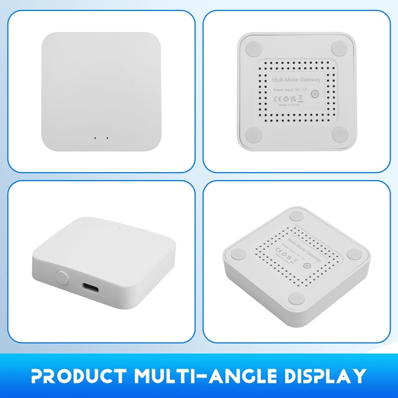 For Tuya Zigbee Hub Wireless Multi Mode Gateway for Smart Home for ZigBee Devices Via Smart Life Tuya Smart Home rang585 — view 3