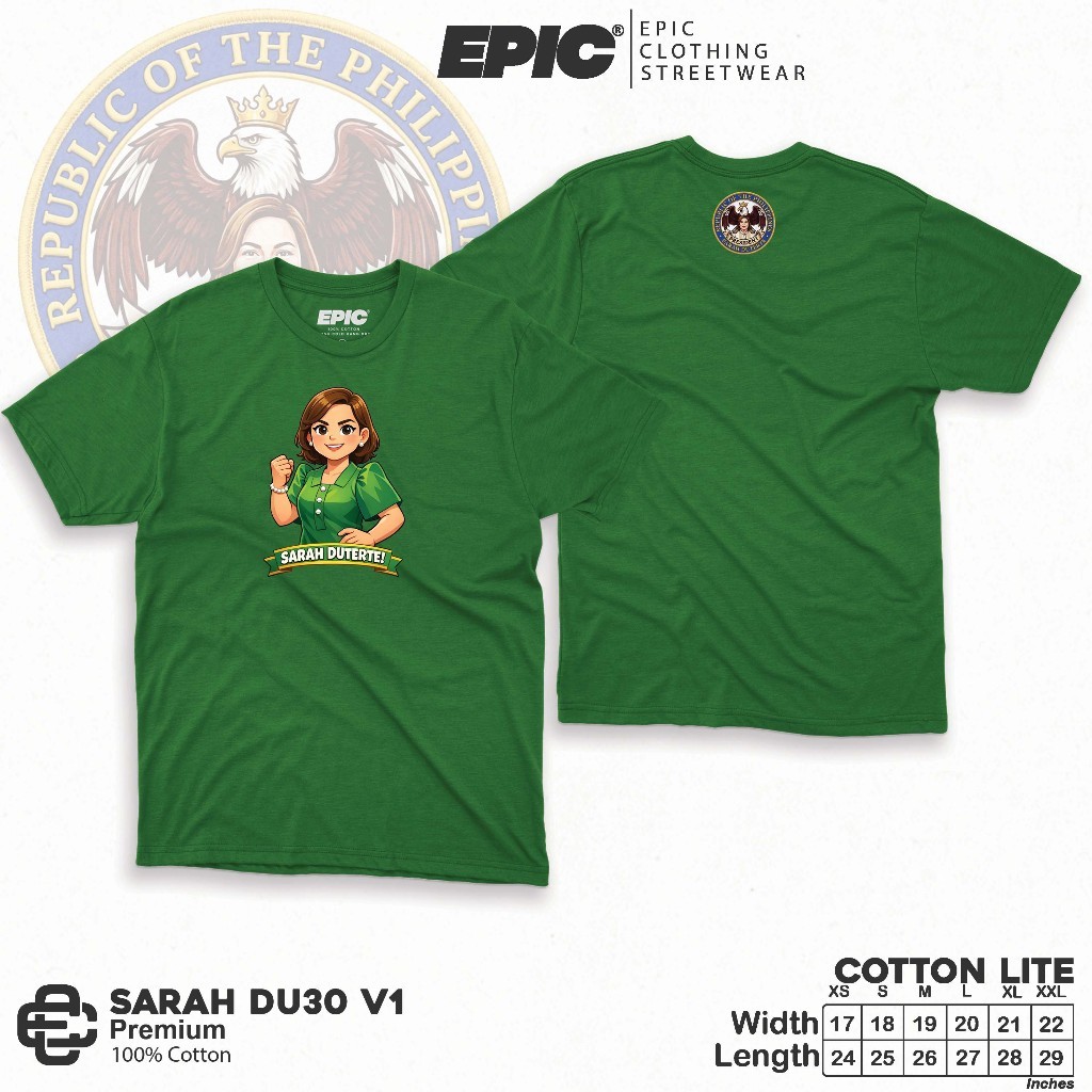 Sarah Du30 SHIRT - Wear your Pride - Epic Clothing Streetwear - Unisex - Cotton S2 — view 3