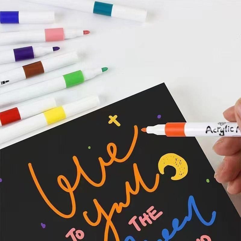 12/24/36/48/60/80 Colors Acrylic Marker Pen Set Color Marker Set Colored Pen color pen Coloring set — view 4