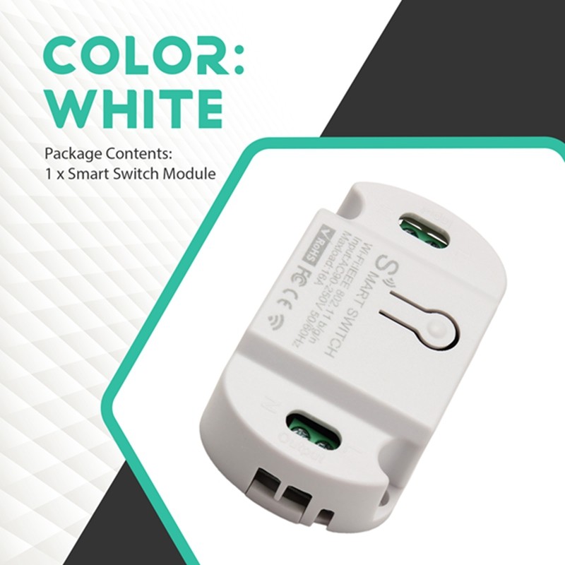 【darnellna】Tuya Wifi Smart Switch 16A Timer Wireless Light Switches Smart Home Voice Control for   Home Smart Life — view 5