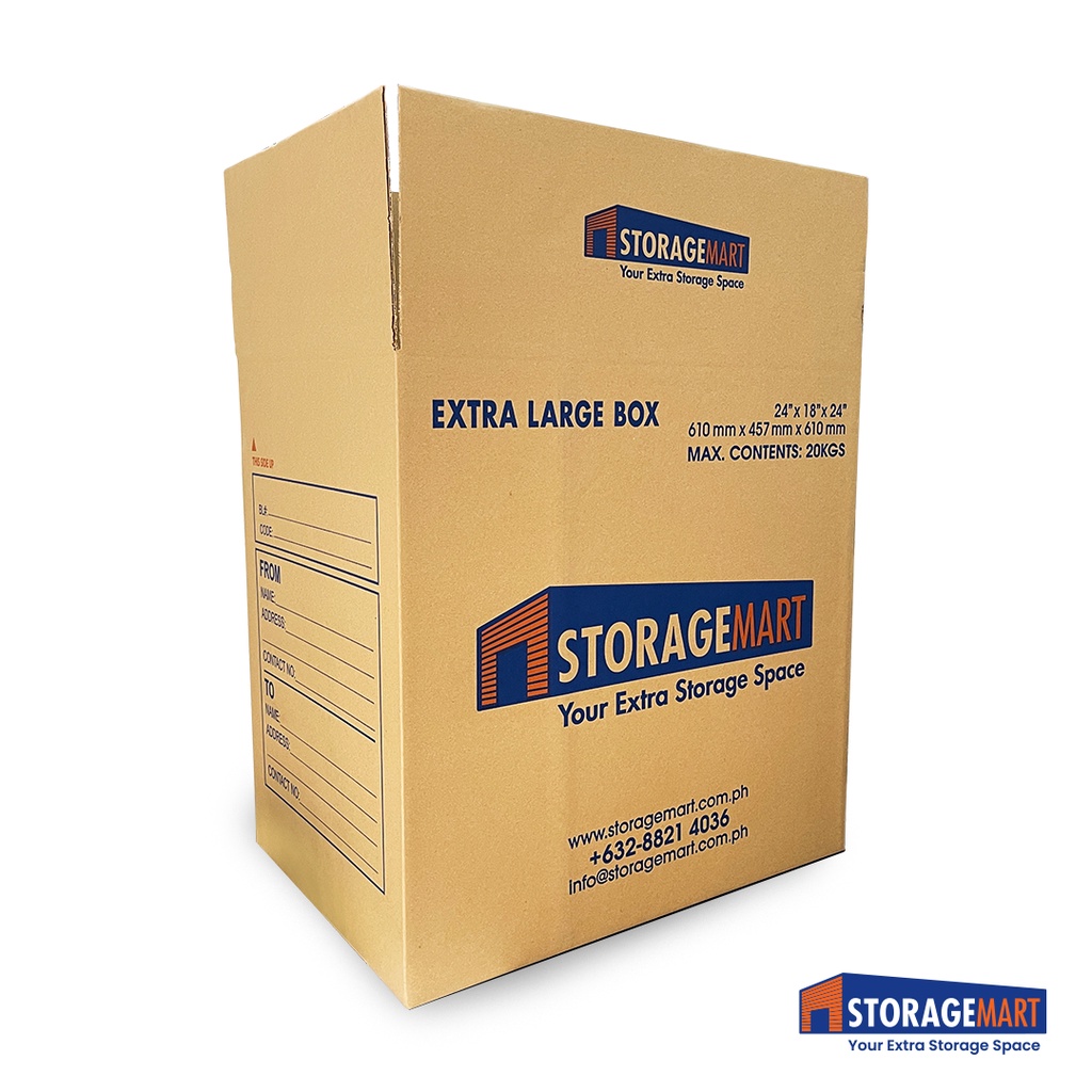 StorageMart Balikbayan Extra Large Box 24x18x24 (10pcs) Shopee