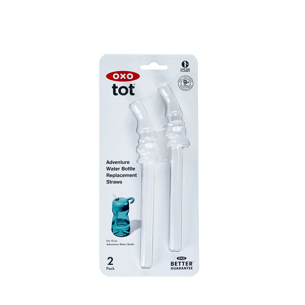 OXO Tot Adventure Water Bottle Replacement Straws, 12 Ounce, 2-Pcs –  Tickled Babies